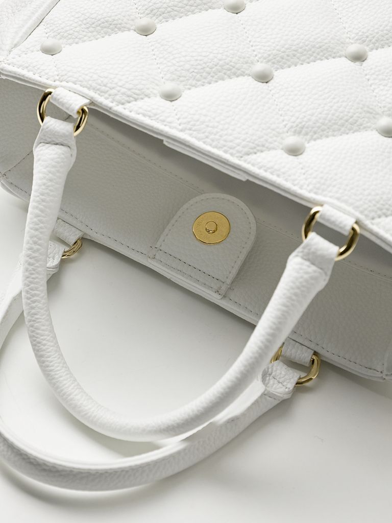 UTAA Quilting Symbol Tote Bag : White