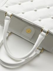 UTAA Quilting Symbol Tote Bag : White