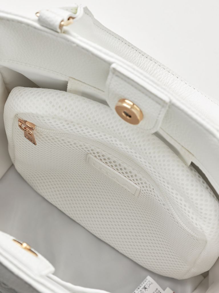 UTAA Quilting Symbol Tote Bag : White