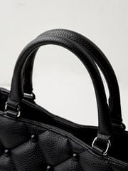 UTAA Quilting Symbol Tote Bag : Black