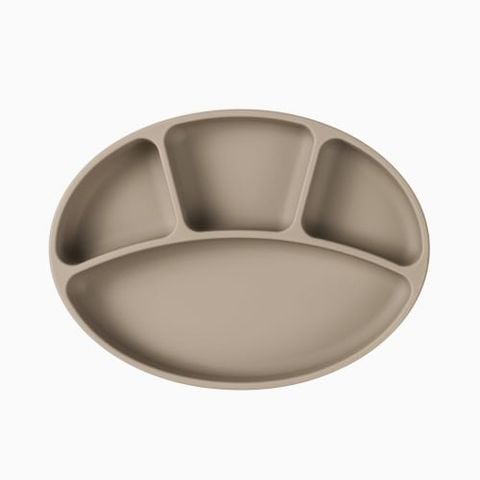 Khay ăn dặm chia 4 ngăn Silicone Bạch Kim Bluemama Modui Chính hãng Hàn Quốc