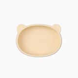 [COMBO] Đĩa hình gấu ĐẾ HÍT kèm nắp đậy Silicon Modu'i, màu vàng