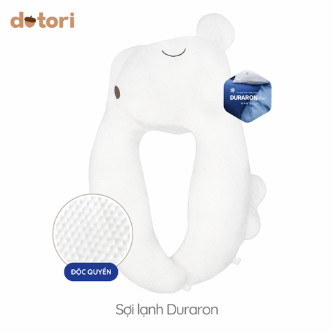 Gối Ôm Chắn Bé Đa năng Hình Sóc Dotori Chống giật mình giúp bé ngủ ngon