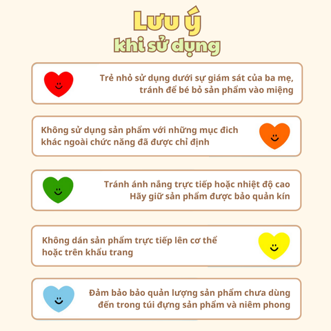 Set 8 miếng dán đuổi muỗi, chống muỗi & côn trùng Dotori Hình trái tim Dodo's Heart Shield Sticker