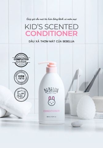 Dầu Xả Không Gây Kích Ứng Cho Bé BEBELUA Chính Hãng Hàn Quốc 500ml