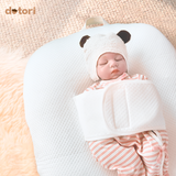 Gối chống trào ngược đa năng 3in1 Dotori có dây dai ôm bé & Vỏ gối làm mát Duraron độc quyền