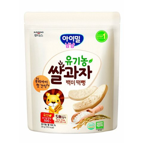 Bánh Gạo Ăn Dặm Hữu Cơ ILDONG Hàn Quốc