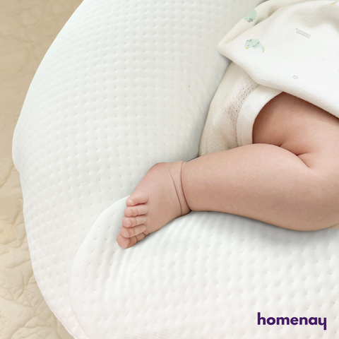 Gối Ôm Chắn Bé Đa năng Hình Sóc Dotori Chống giật mình giúp bé ngủ ngon