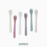 Muỗng ăn dặm Lovely Silicone Bạch Kim Bluemama Modui Chính Hãng