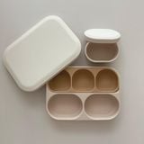 KHAY ĂN DẶM SILICONE ĐẾ HÍT CÓ NẮP DONOMAMAZONE BLW - MADE IN KOREA