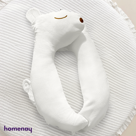 Gối Ôm Chắn Bé Đa năng Hình Sóc Dotori Chống giật mình giúp bé ngủ ngon