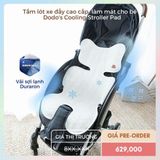 Tấm lót xe đẩy Dotori, chất liệu duraron điều hòa làm mát cho bé - Made in Korea