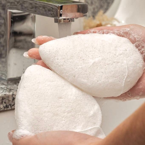 Bông tắm bọt biển Hữu cơ Konjac Dotori Jeju Hàn Quốc mềm mịn kháng khuẩn và siêu tạo bọt