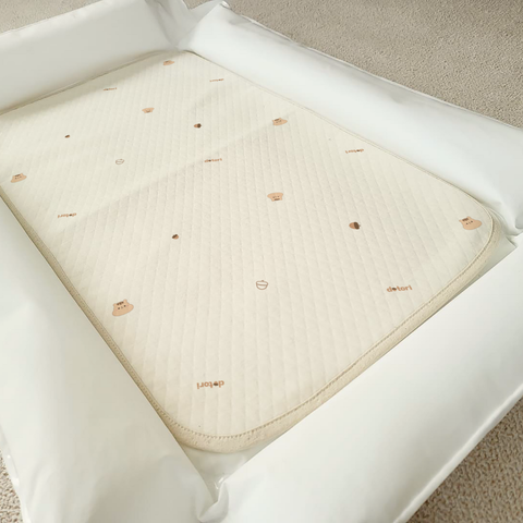 Thảm lót chống thấm Dotori Airy Waterproof Pad Organic Cotton 100% thấm hút tốt - PU cao cấp chống trượt