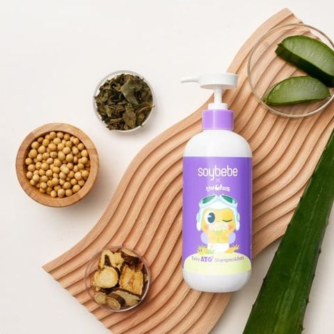 Dầu gội và Sữa tắm 2 trong 1 Soybebe Ato Baby