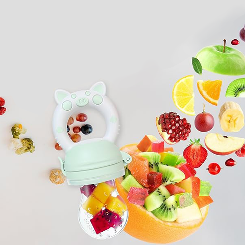 Túi nhai Silicone cao cấp cho bé Không BPA có khóa an toàn Little Bykker Đan Mạch