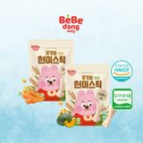 Bánh ăn dặm gạo lứt hữu cơ que ngắn Bebedang cho bé trên 6 tháng tuổi gói 30g