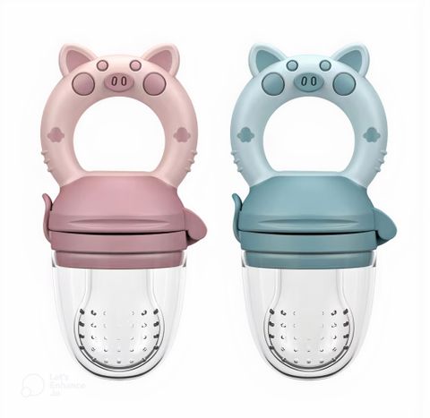 Túi nhai Silicone cao cấp cho bé Không BPA có khóa an toàn Little Bykker Đan Mạch