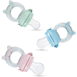 Túi nhai Silicone cao cấp cho bé Không BPA có khóa an toàn Little Bykker Đan Mạch