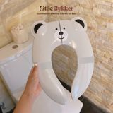 Tấm lót bồn cầu di động gấp gọn cho bé Little Bykker Đan Mạch có túi nhựa chống thấm