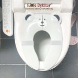 Tấm lót bồn cầu di động gấp gọn cho bé Little Bykker Đan Mạch có túi nhựa chống thấm