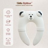 Tấm lót bồn cầu di động gấp gọn cho bé Little Bykker Đan Mạch có túi nhựa chống thấm