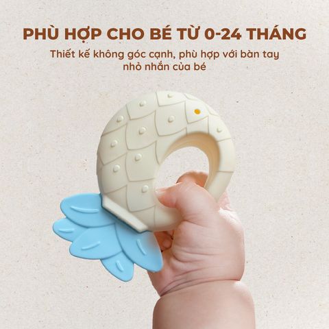 Bộ 10 lục lạc Macaroon có âm thanh màu pastel kích thích giác quan & vận động tinh cho bé