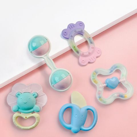 Bộ 10 lục lạc Macaroon có âm thanh màu pastel kích thích giác quan & vận động tinh cho bé
