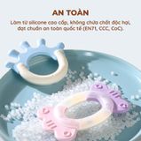 Bộ 10 lục lạc Macaroon có âm thanh màu pastel kích thích giác quan & vận động tinh cho bé