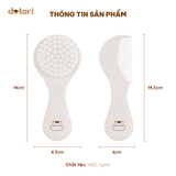 Set 2 Lược chải tóc, gôi đầu & massage đầu Dotori Hàn Quốc cho bé sơ sinh