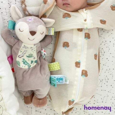 Nhộng chũn túi ngủ cao cấp Hàn Quốc BabyBooom Mới Vải Cotton Bamboo sợi tre Mesh lưới - Made in Korea