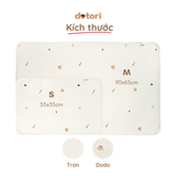 Thảm lót chống thấm Dotori Airy Waterproof Pad Organic Cotton 100% thấm hút tốt - PU cao cấp chống trượt