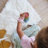 Đồ chơi xếp lâu đài chồng cốc Silicone cao cấp cho bé học tập rèn luyện trí thông minh Little Bykker Đan Mạch