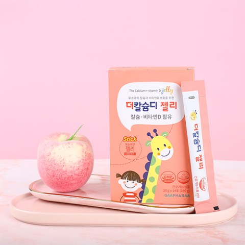 Thạch Jelly Canxi + Vitamin D GMPHARM Hàn Quốc Phát Triển Chiều Cao