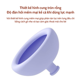 Cốc vỗ lưng Macaron Silicone hỗ trợ ợ hơi cho bé Little Bykker Đan Mạch