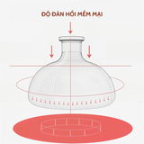 Cốc vỗ lưng Macaron Silicone hỗ trợ ợ hơi cho bé Little Bykker Đan Mạch