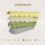 Khay 6 ngăn trữ đông đồ ăn dặm cho bé/Khay đá Silicone cao cấp chịu nhiệt cao Little Bykker Đan Mạch - 45g/ngăn