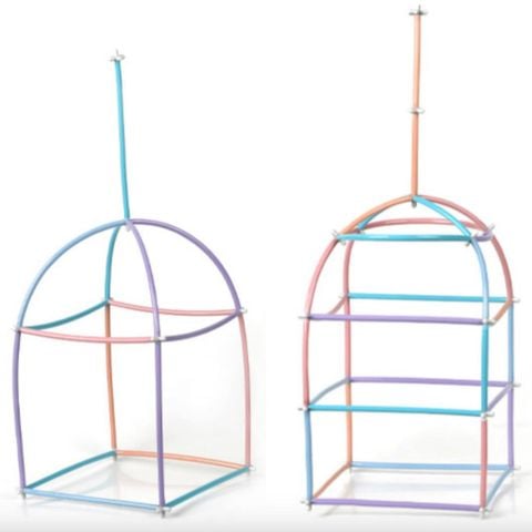 Đồ chơi 500 ống hút 4D lắp ghép cho bé chính hãng Malang Honey đồ chơi giáo dục, tăng tính sáng tạo cho bé
