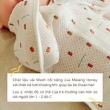 Nhộng chũn Malang Honey Hàn Quốc vải Mesh thoáng khí giúp bé ngủ ngon, ngủ sâu, tránh giật mình ( trùm chân)