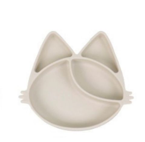 Khay silicone mèo MOA chia ngăn có đế hít Bluemama