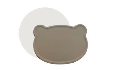 Nắp Đậy Khay/ Đĩa Hình Gấu Silicone Bạch Kim Bluemama Modui