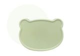 Nắp Đậy Khay/ Đĩa Hình Gấu Silicone Bạch Kim Bluemama Modui