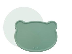 Nắp Đậy Khay/ Đĩa Hình Gấu Silicone Bạch Kim Bluemama Modui