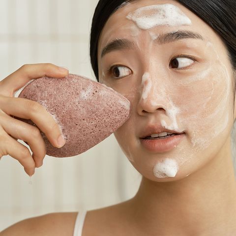 Bông tắm bọt biển Hữu cơ Konjac Dotori Jeju Hàn Quốc mềm mịn kháng khuẩn và siêu tạo bọt