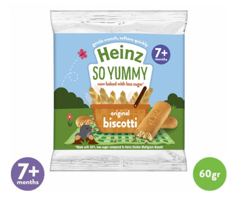 Bánh ăn dặm Heinz cho bé từ 7m