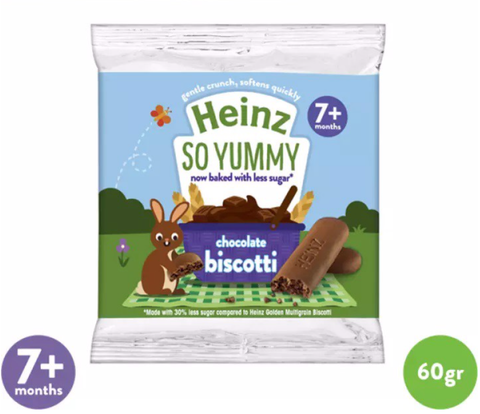 Bánh ăn dặm Heinz cho bé từ 7m