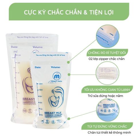 Túi trữ sữa và bảo quản sữa mẹ Mama’s Choice