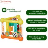 Đồ Chơi Hoạt Động Phát Triển Giác Quan Hình Tam Giác Infantino – Activity Triangle Dành Cho Bé