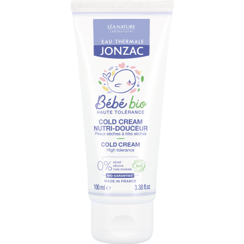 Kem Dưỡng Hữu Cơ Nuôi Dưỡng Da Bé JONZAC COLD CREAM 100ML