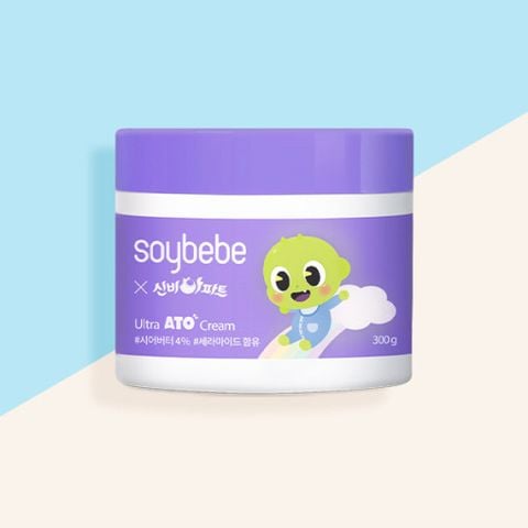 Kem dưỡng ẩm chuyên sâu 48 giờ và dịu nhẹ cao cấp cho bé Soybebe Ceramide Ultra Ato Cream